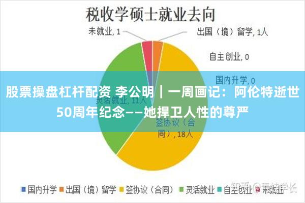 股票操盘杠杆配资 李公明｜一周画记：阿伦特逝世50周年纪念——她捍卫人性的尊严